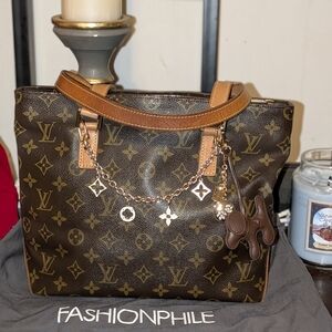 SOLD - Louis Vuitton Brown Monogram Tote Bag